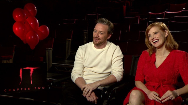 James McAvoy and Jessica Chastain