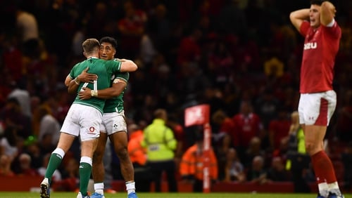 Rugby Ireland beat Wales 22-17 last Saturday