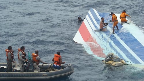 The Air France plane plunged into the ocean en route from Rio de Janeiro to Paris in 2009 after entering an aerodynamic stall