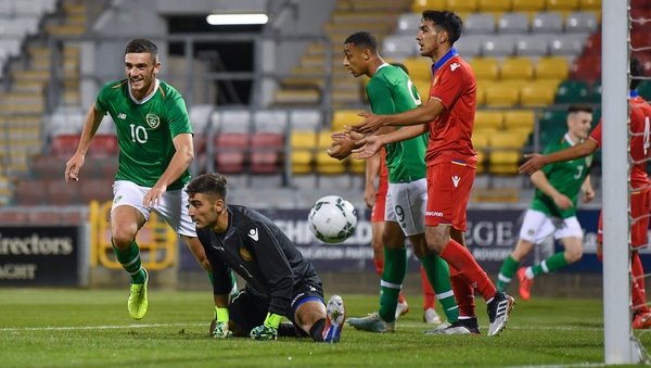Troy Parrott scored the only goal of the game at Tallaght Stadium