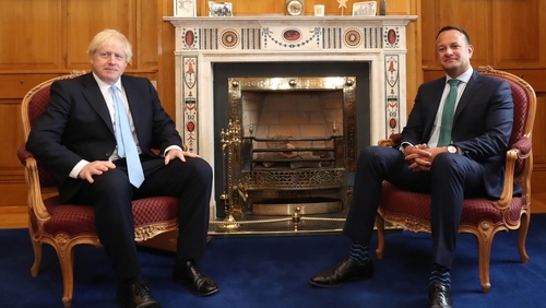 Boris Johnson and Leo Varadkar spoke by phone this evening