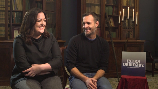 Extra Ordinary co-stars Maeve Higgins and Will Forte