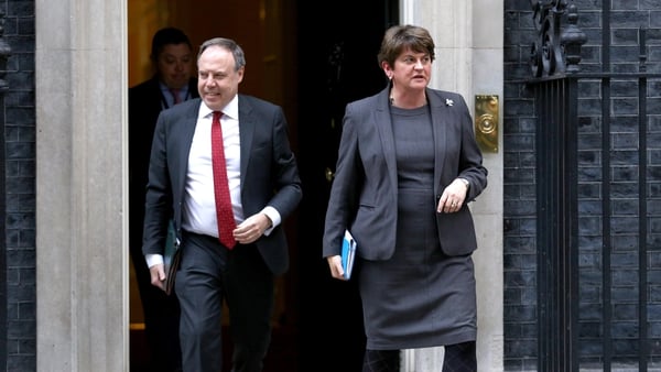 Arlene Foster and Nigel Dodds met the British Prime Minister in Downing Street this evening