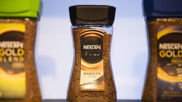 Nestle said strong demand for coffee, dairy and petcare products boosted growth in the first quarter of this year