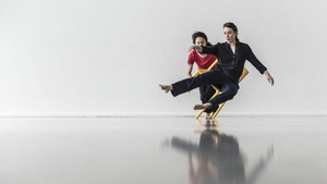 Alessandra Ruggeri and Ailish Maher in INIT: The Warm Up Project by Lucia Kickham (Pic: Luca Truffarelli) Alessandra Ruggeri and Ailish Maher in INIT: The Warm Up Project by Lucia Kickham (Pic: Luca Truffarelli)