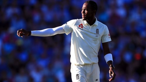 Jofra Archer has become the first England bowler to take 20 wickets in a debut series since Dominic Cork in 1995