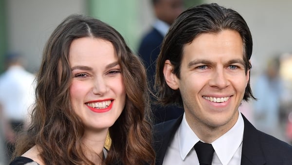 Keira Knightley and James Righton were photographed walking in London with a pram