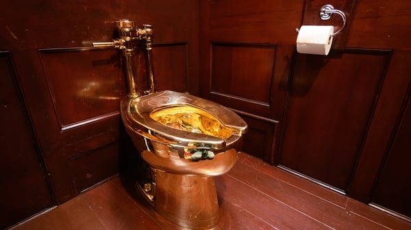 The 18-carat solid gold toilet was stolen from Blenheim Palace