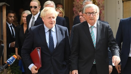 Boris Johnson and Jean-Claude Juncker met in Luxembourg for a working lunch