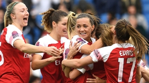Louise Quinn and Katie McCabe helped Arsenal to a dramatic win