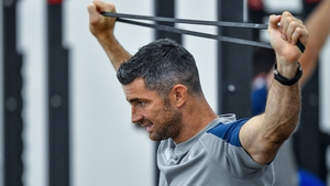 Rob Kearney will test out his calf during training on Wednesday