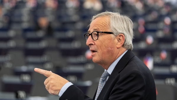 With six weeks until Britain is due to leave the EU, Jean-Claude Juncker warned that the risk of a no-deal Brexit was 'very real'