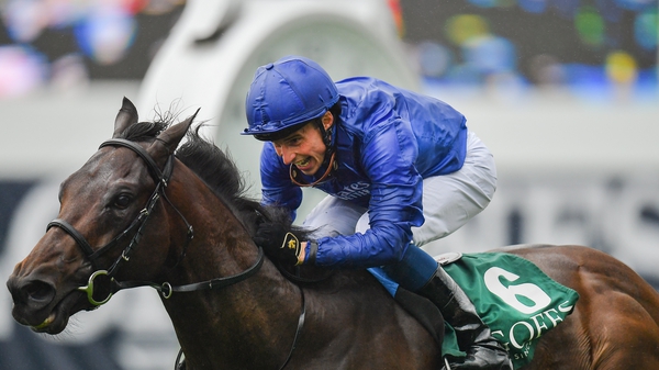 William Buick pushes out Pinatubo to victory at the Curragh