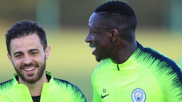 Silva, left,posted a message on the social media platform with a picture of a young Mendy alongside a separate image of the mascot of a Spanish confectionery brand