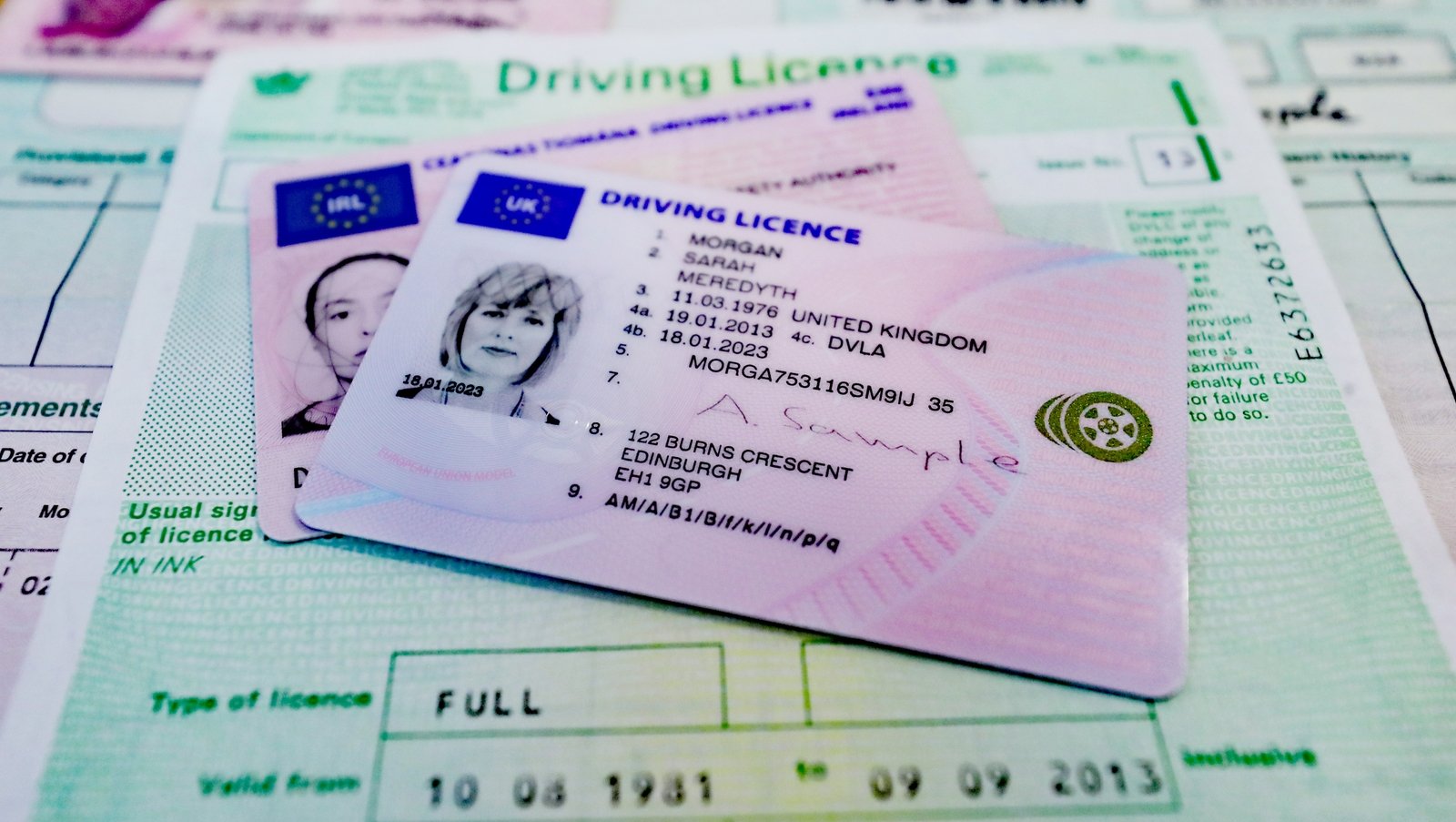 What Information Is On An Irish Driving Licence