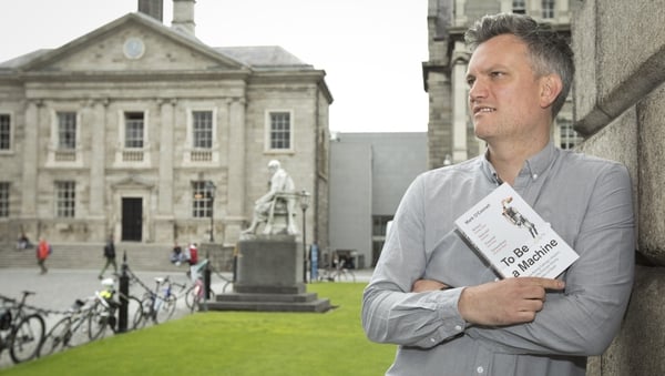 Mark O'Connell, winner of the Rooney Prize for Irish Literature 2019, at Trinity College Dublin