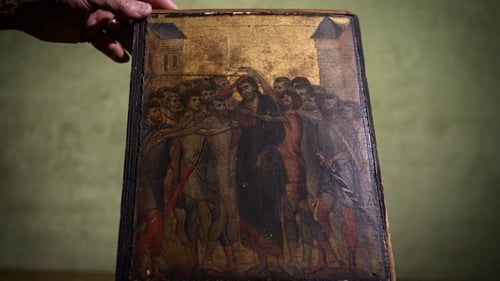 "Christ Mocked" by 13th-century artist Cimabue could fetch up to €6m at auction next month