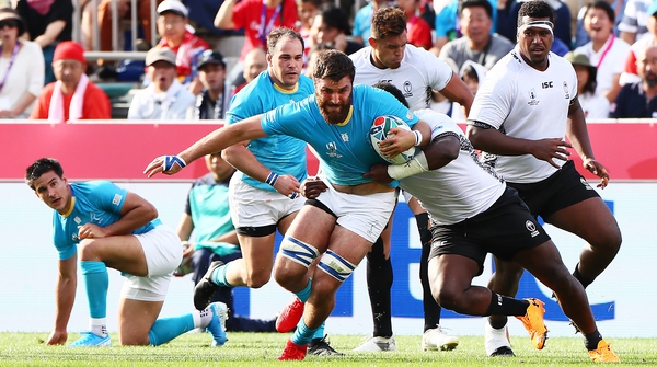 Uruguay beat Fiji in Japan at the Rugby World Cup