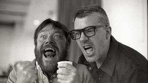 Actor Peter Gaynor and Dylan Tighe in rehearsals for Pasolini's Salò Redubbed Actor Peter Gaynor and Dylan Tighe in rehearsals for Pasolini's Salò Redubbed