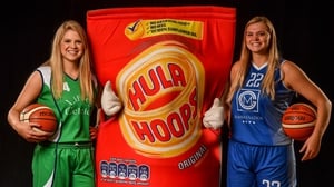 Kylee Smith (Liffey Celtics), left, and Tatum Neubert (Ambassador UCC Glanmire), right, are two of the new US recruits ahead of the 2019-20 Women's Super League
