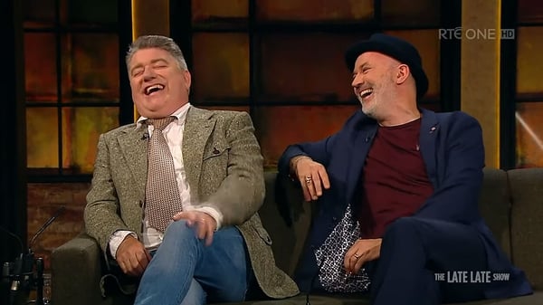 Pat Shortt and Tommy Tiernan on The Late Late Show