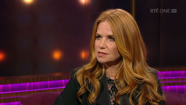 Patsy Palmer on Saturday night's Ray D'Arcy Show on RTÉ One