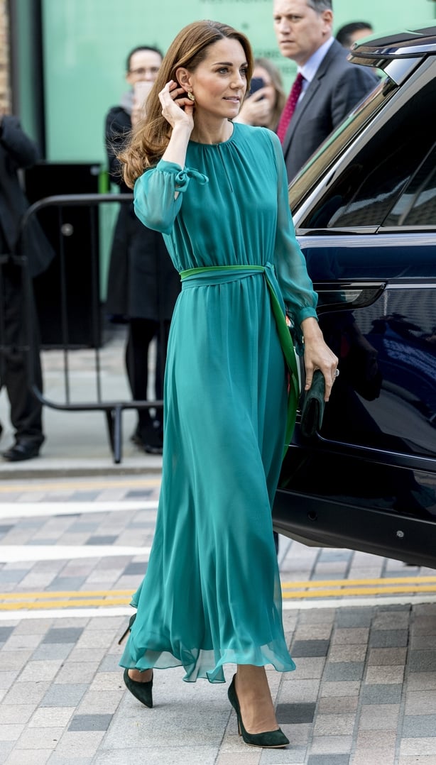 Kate Middleton shines in jewel-toned cocktail dress