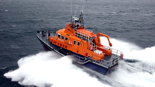The men were lifted out of the water and brought them to Crosshaven RNLI station (file image)