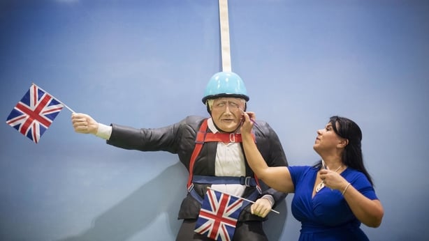 Life-sized cake of Boris Johnson unveiled at bake show