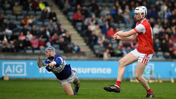 Colm Cronin scores Cuala's third goal at Parnell Park