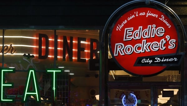 41 restaurants operate under the Eddie Rockets brand in Ireland, made up of 22 in Dublin and 19 on the rest of the island