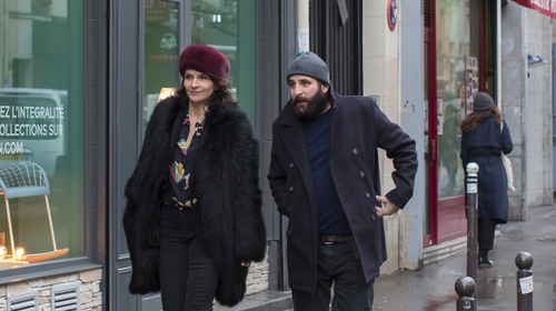 Juliette Binoche as Selina and Vincent Macaigne as Léonard in the charming Non-Fiction Juliette Binoche as Selina and Vincent Macaigne as Léonard in the charming Non-Fiction
