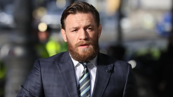 Conor McGregor was remanded on bail to appear in court again next month
