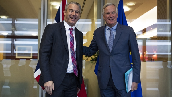UK Brexit Secretary Stephen Barclay held key talks with EU chief negotiator Michel Barnier