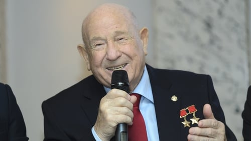 Cosmonaut Alexei Leonov who died in Moscow today after an illness