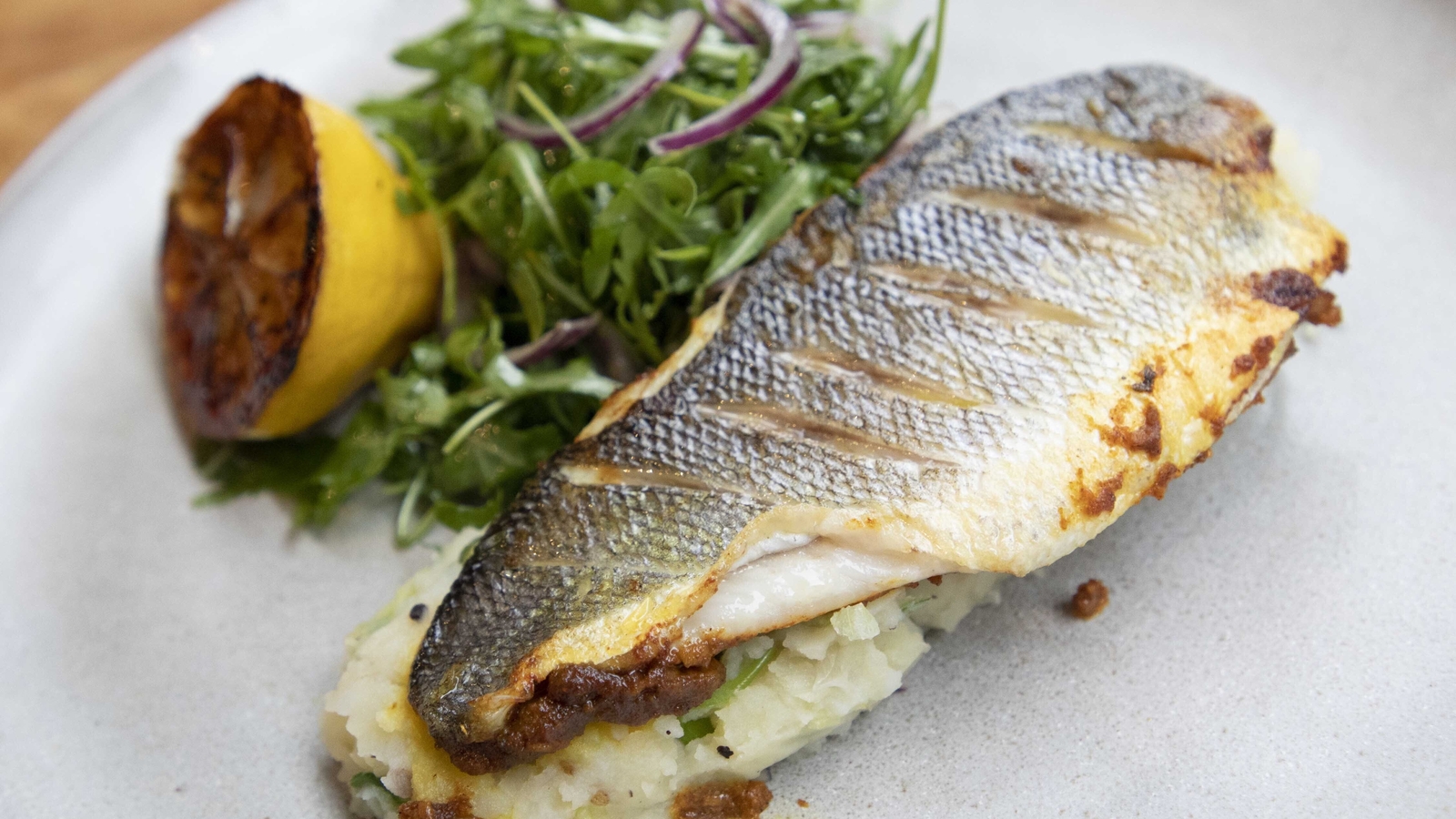 Spiced Sea Bass with Buttered Potatoes Today
