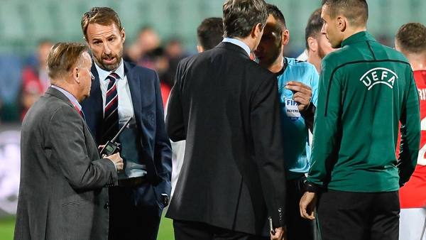 England's tie with Bulgaria has been marred by racist abuse