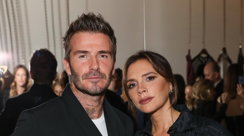 Victoria Beckham: "We support each other and, you know, we're very lucky to have found each other and lucky that we're growing together.''
