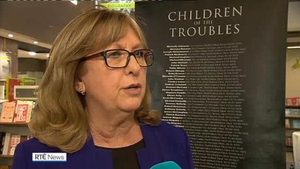 Mary McAleese was speaking in Dublin tonight at the launch of the book "Children of the Troubles"
