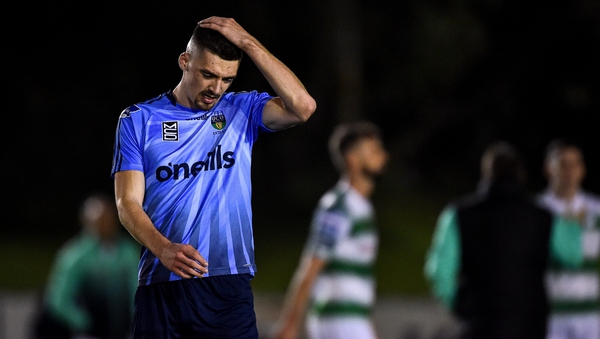 UCD's Richie O'Farrell after his team's relegation was confirmed