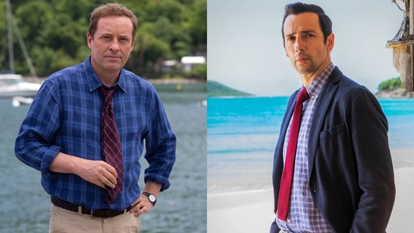Ardal O'Hanlon is passing the Death in Paradise baton to Ralf Little