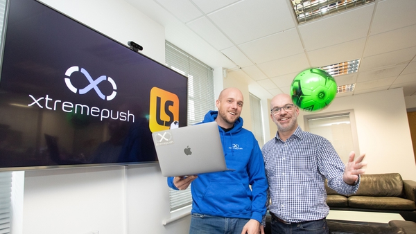 Kevin Collins, CTO of XtremePush and LiveScore's CCO Derren Maggs