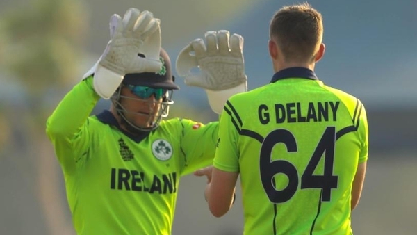 Gareth Delany was the best of the Irish batsmen in Abu Dhabi
