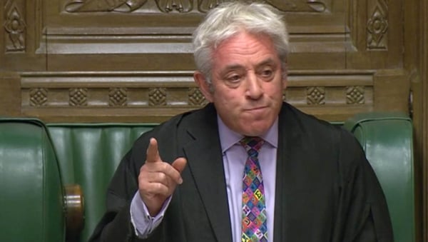 House of Commons Speaker John Bercow said 'it would be repetitive and disorderly' to hold the vote