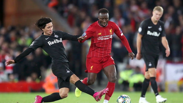 Naby Keita has had a stop-start career at Liverpool