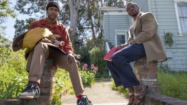 Jimmie Fails and Jonathan Majors in The Last Black Man in San Francisco