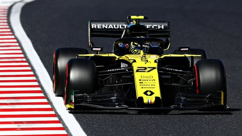 Nico Hulkenberg in action at the Japanese Grand Prix