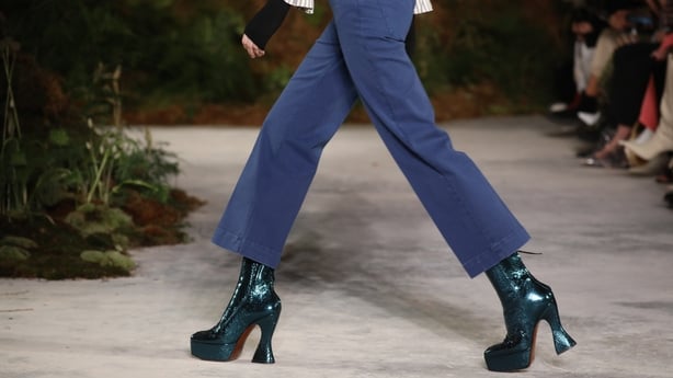 Platform boots at Alexa Chung AW19 (Isabel Infantes/PA)