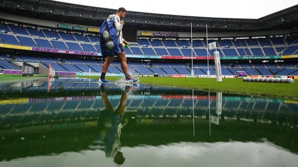 Handre Pollard and his South Africa team-mates got a taster of the conditions they could face when they trained at International Stadium Yokohama on Friday
