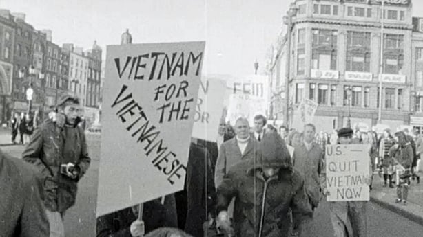 Vietnam Protest in Dublin (1969)